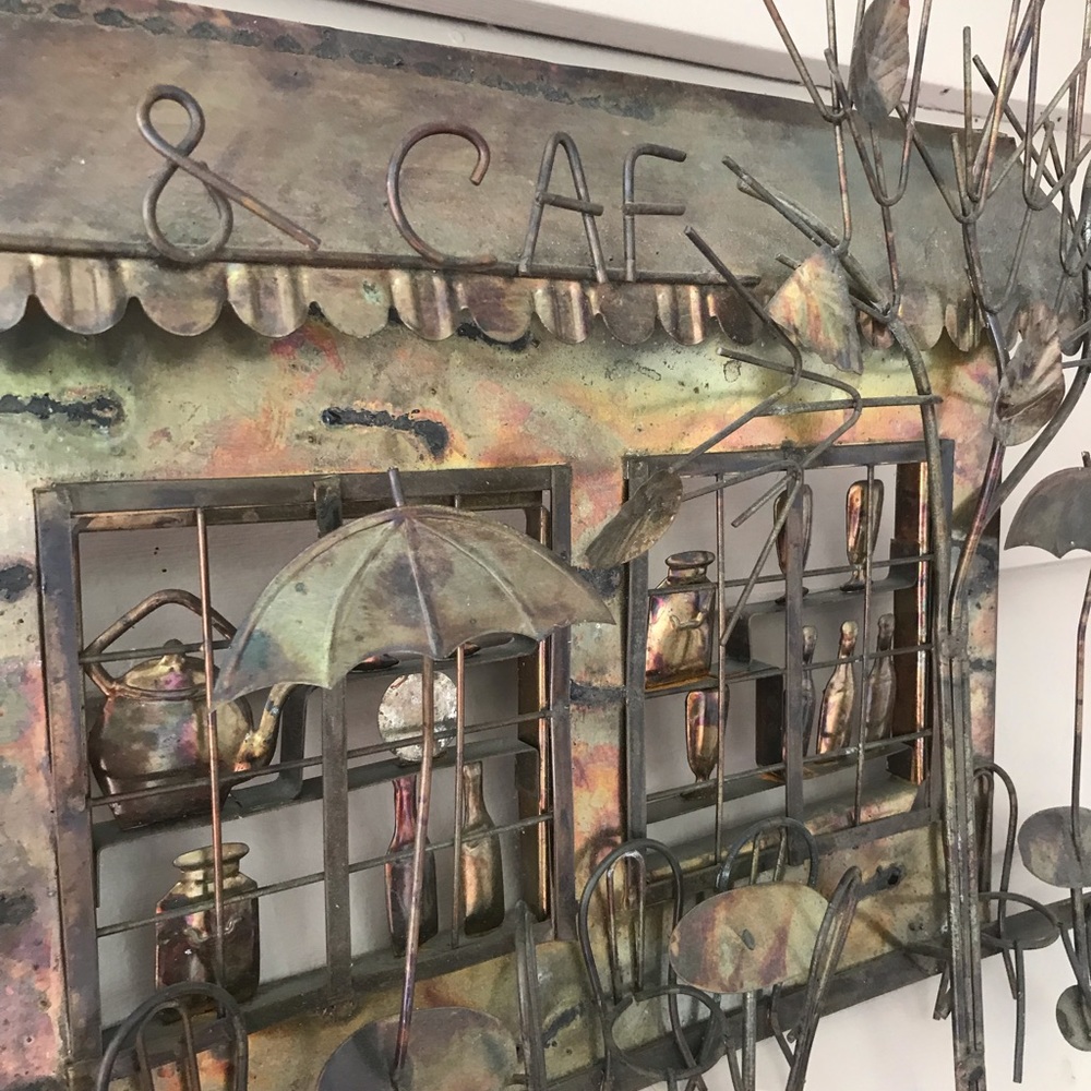 Vintage Kitchen wall decor coffee bar